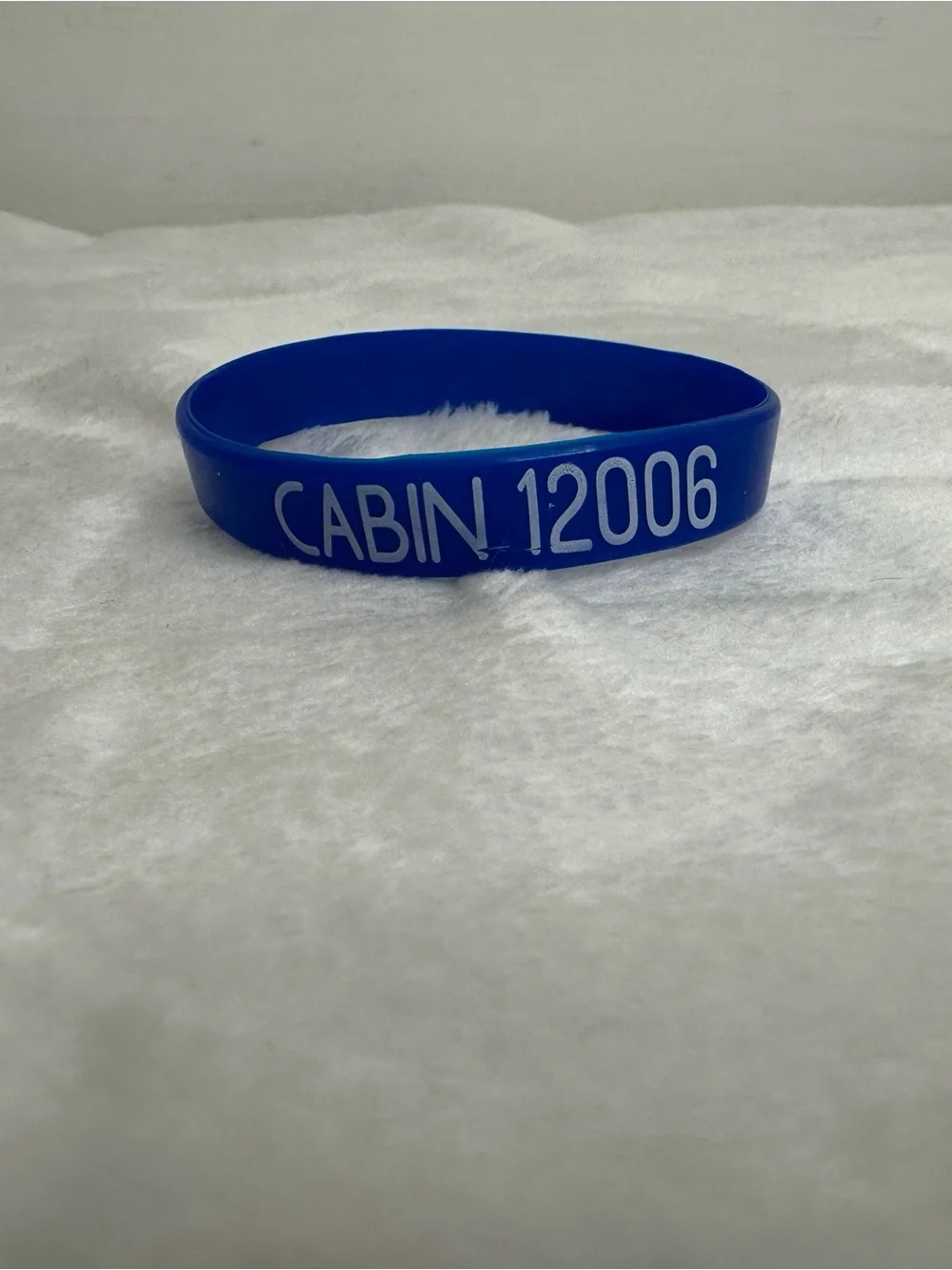 MSC Cruise Ship Cabin 12006 Wristband Rubber Bracelet